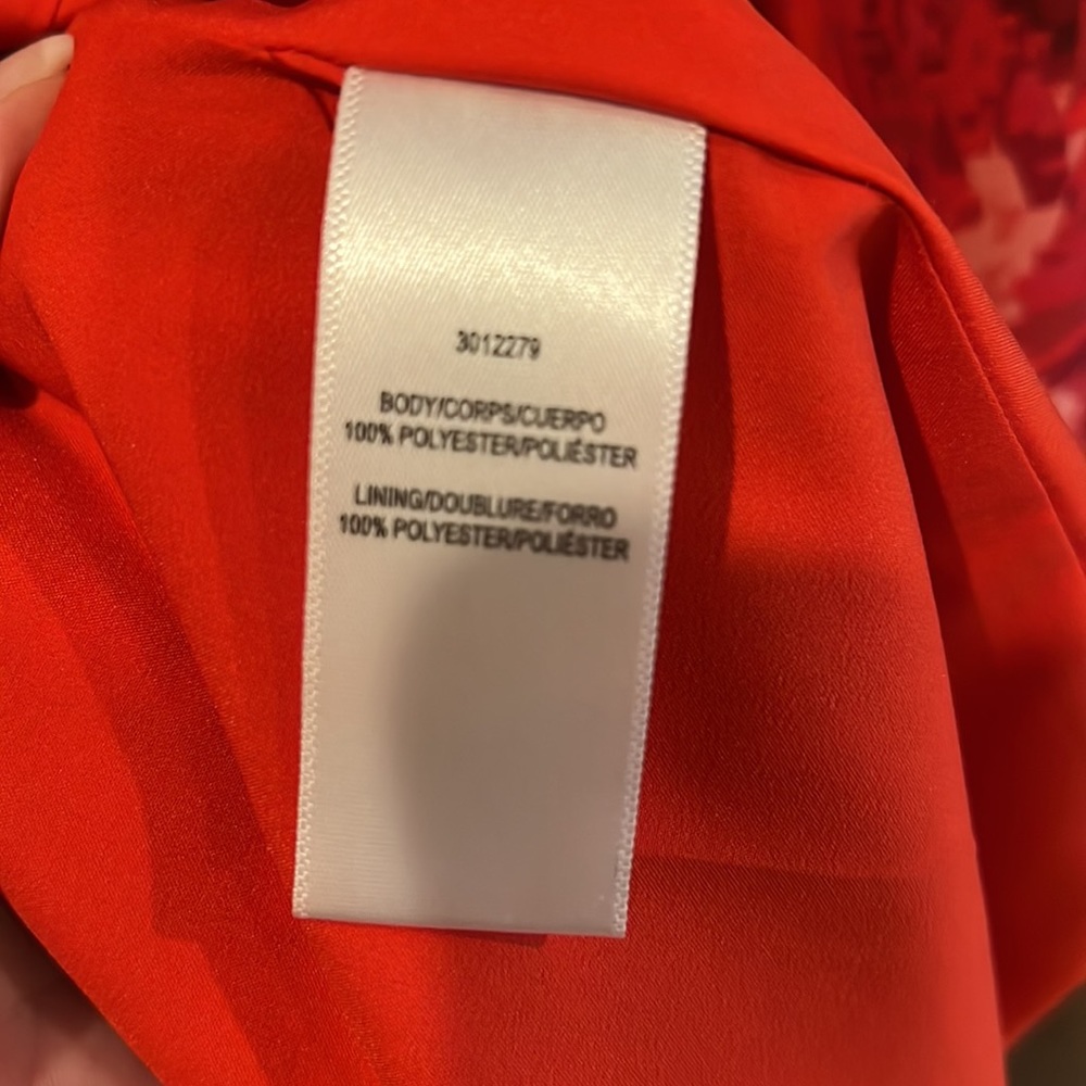 Halston Heritage Kaleidoscope Print Cowl Halter Gown - Picture 11 of 11